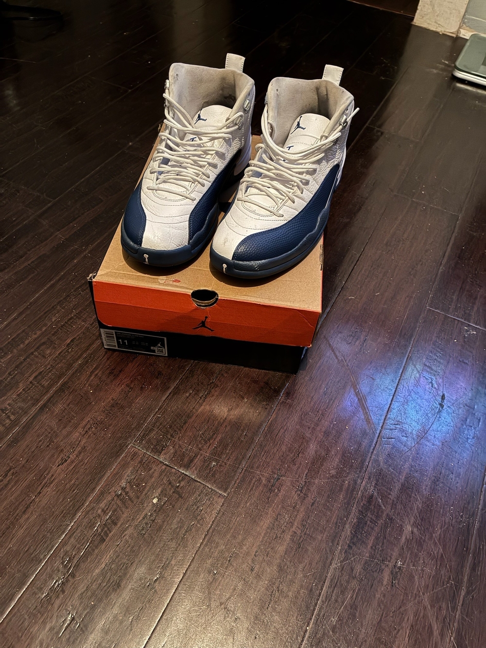 Jordan Men’s High-Top Sneakers - White & Navy